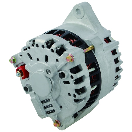 Wai Global Alternator, ALTFD 6G, 105 Amp12 Volt, CW, 6Groove Pulley, 0700 Plug Clock 8521N
